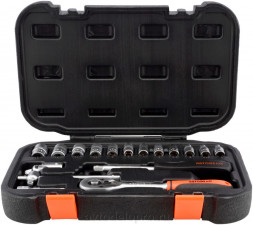 39917 Набор головок торцевых 17пр. 1/4&quot;DR АвтоДело