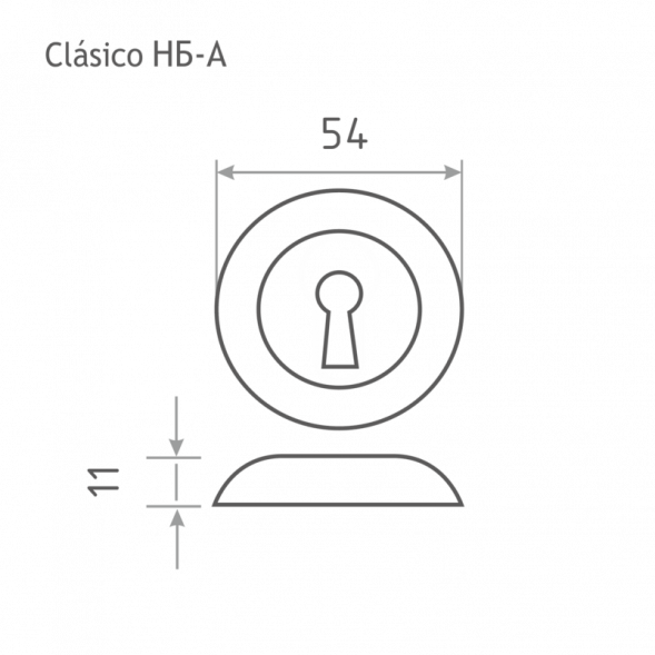 Накладка под буратино НБ-А (золото)  &quot;Нора-М&quot;