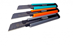 Нож канцелярский  18мм ЦВЕТНОЙ 3 лезвия X-pert (36шт), (30шт)