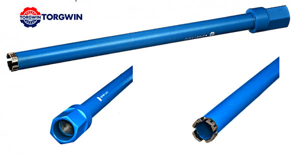 Алмазная коронка для сухого бурения 32*450 ВТ*15*3.4*10*4T  TORGWIN