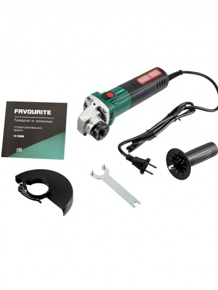 УШМ 1200Вт, ф125мм, бесщёточный двигатель FG 1200NB  FAVOURITE