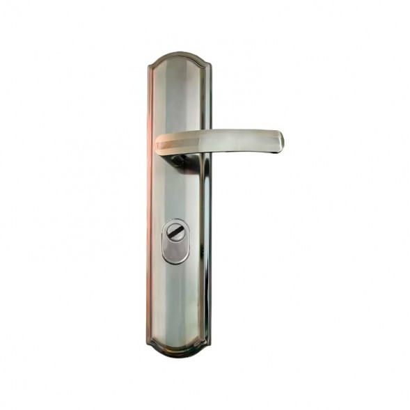 Ручка на планке для китайских дверей В (универсальная, L/R) "Замкофф"