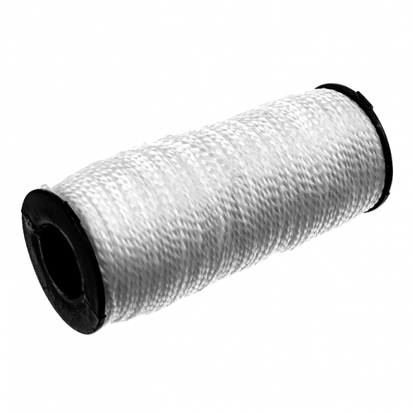 Нить крученная полипропиленовая (капроновая) 1,2мм белая 100м МДС