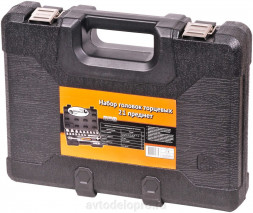 39821 Набор головок торцевых 21пр. 1/2&quot;DR  АвтоДело