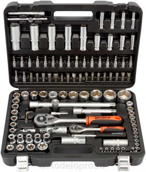 39818 Набор головок торц. и вставок 108пр.1/2&quot;1/4&quot; DR АвтоДело