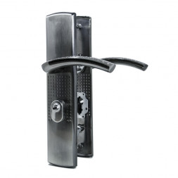 Ручка на планке для китайских дверей DL (левая) "Замкофф"