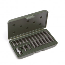 626295 Набор вставок 3/8&quot; TORX 15предм.(Т20,Т25,Т30,Т40,Т45,Т50,Т55 L=30 и 75мм с перех.1/2&quot;)
