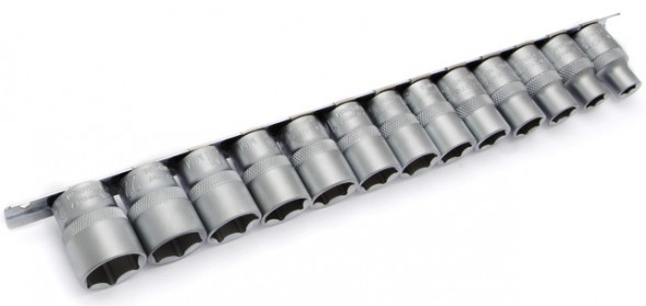 620113 Набор головок 6-ти гранных 1/2&quot; 13пр. (5шт)