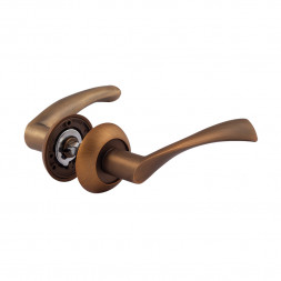 Ручка дверная AL 100А AL мат.кофе &quot;Нора-М&quot;