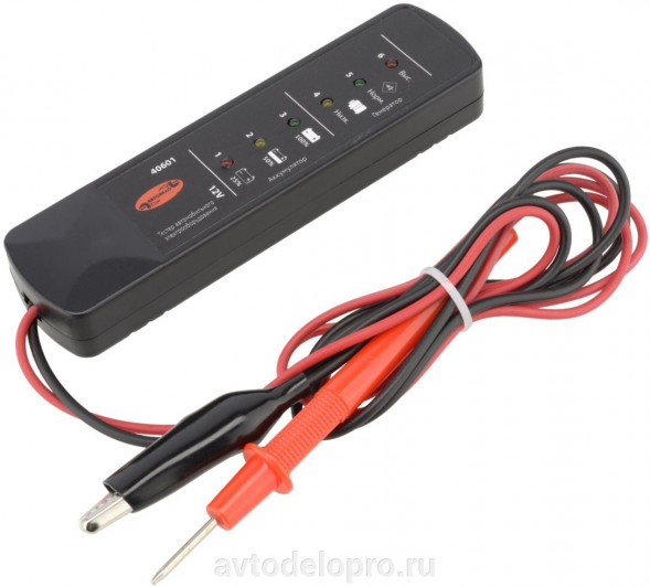 40601 Тестер АКБ светодиодный АвтоДело