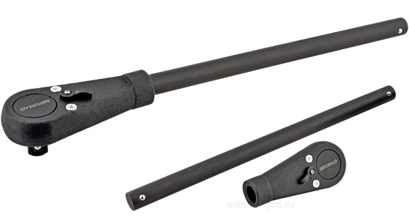 39526 Трещотка с квадратом 3/4&quot;ударная (24 зубца, L=510mm; 15град) АвтоДело