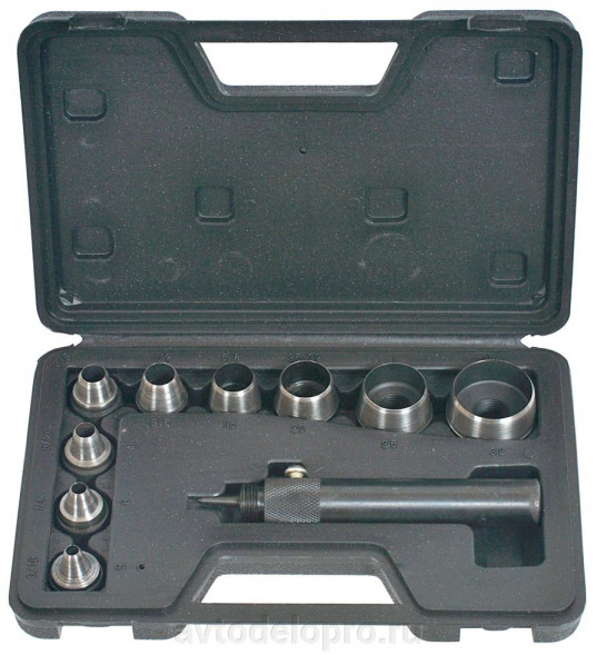 40418 Набор просечек 10шт. 5,0-32,0мм (в пласт/ф) АвтоДело