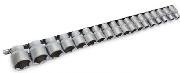 620118 Набор головок 6-ти гранных 1/2" 18пр. (5шт)