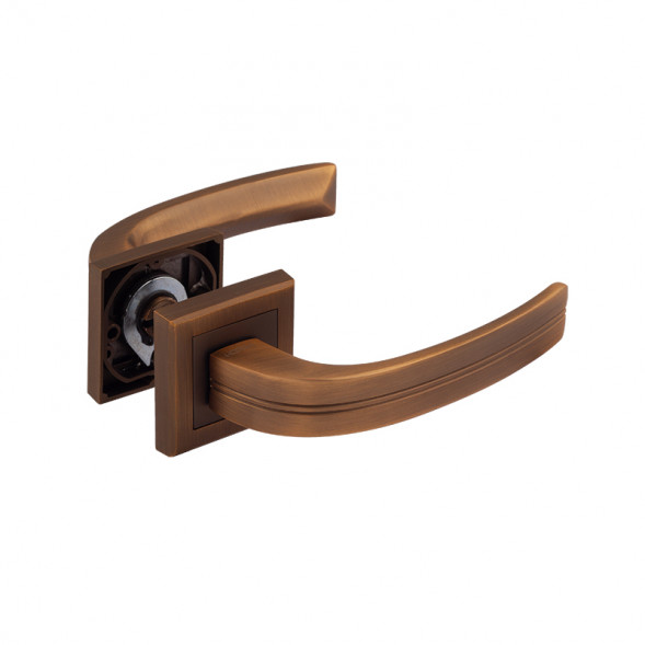 Ручка дверная AL 106К AL мат.кофе &quot;Нора-М&quot;