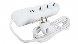 Удлинитель с USB 5м 3гнезда X-PERT