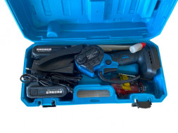 Бесщеточная цепная пила, 4&quot;+ 6&quot;, 21v, 2.6Ah аккум. 2шт, Шина 2шт, цепь 2шт, Кейс, З/У GROWER