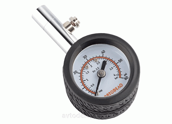 42308 Манометр 4 атм. с клапаном АвтоДело