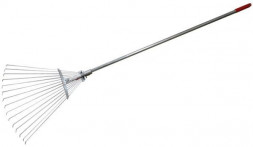 Грабли веерн.раздвижн. телескоп.ручка (прутковые 15-зуб.)  FT-232