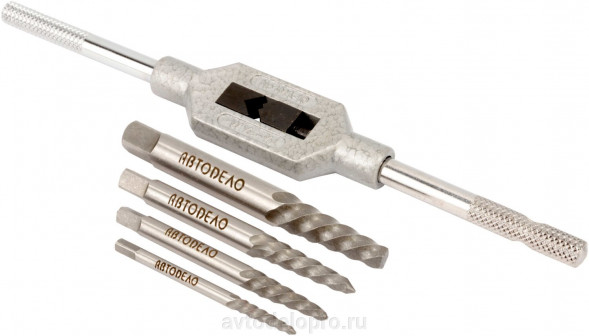 40605 Набор экстракторов М3-М14 (4шт+вороток) АвтоДело