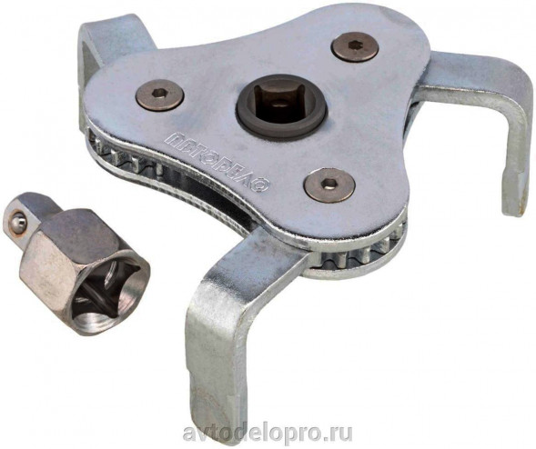 40531 Ключ масляного фильтра &quot;Краб&quot; D=63-100мм (плоские захваты) АвтоДело