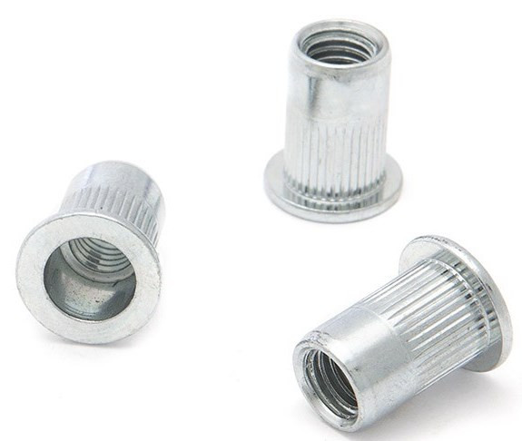 457614 Заклепки резьбовые стальные с насечкой М6х15 (50шт. в пакете) (5шт)