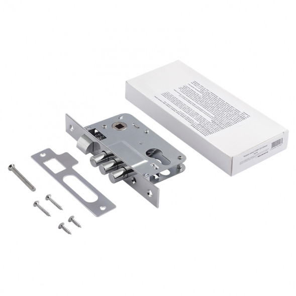 Корпус замка КЗВР-120 (62мм) (хром)