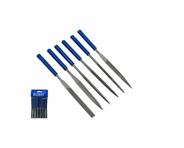 Набор надфилей 4*160 из 6шт. (маленький)  X-PERT XP-0052 (MX11601)