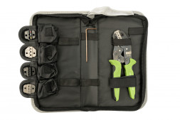 417270 Набор для обжима клемм профессиональный, 5 губок-матриц, 7 предм.