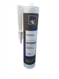 Каучуковый герметик кровельный, чёрный 280 мл SV PROFESSIONAL