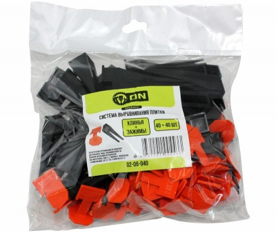 Система выравнивания плитки, 40 шт (уп.) ON