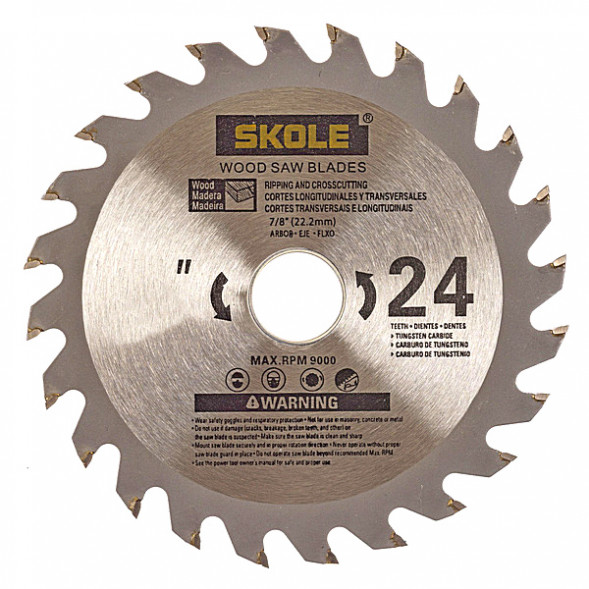 Диск пильный по дереву 125*24*22,23 SKOLE