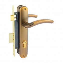 Замок врезной №23-85 М (мат.кофе)  &quot;Нора-М&quot;