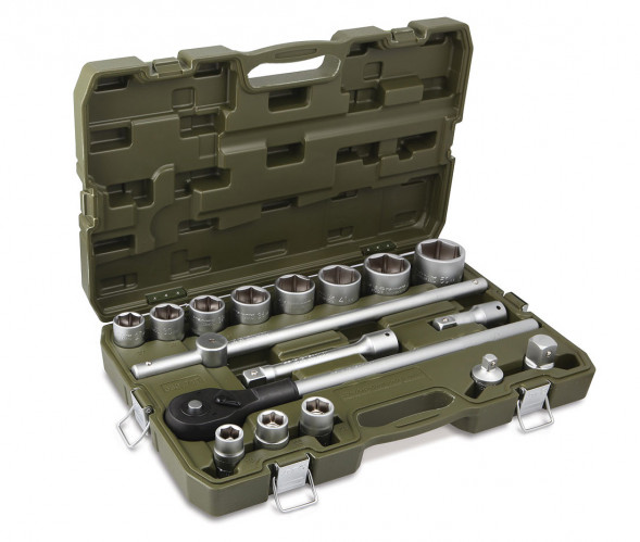 630717 Набор головок и принадлежностей 3/4&quot;, 17предм.