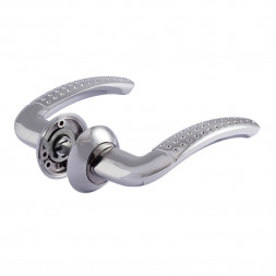 Ручка дверная AL 96А AL хром &quot;Нора-М&quot;
