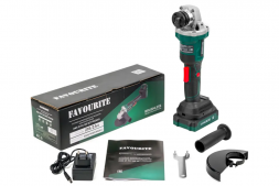 Угловая шлифовальная машина OBS 21 FG 125 SET PROMO акк. 21В, 2Ач+ЗУ FAVOURITE