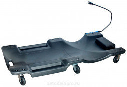 43011 Тележка - лежак с подсветкой 1010*475*130 (пластик) АвтоДело