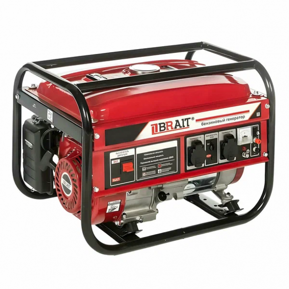 Генератор бензиновый BR3800-CU (3,2кВт,220В,50Гц),медная обмотка