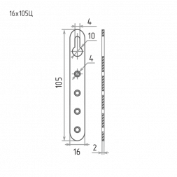 Подвеска 16x105 Ц  "Нора-М"