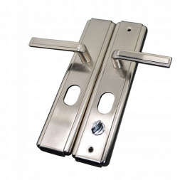 Ручка на планке для китайских дверей С (универсальная, L/R) "Замкофф"