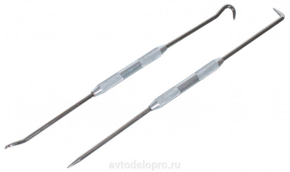 40674 Крюк для снятия резиновых уплотнителей 2 сторонние (набор 2шт) АвтоДело