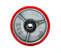 Колесо большегрузное  без кронштейна полиуретан 125мм  P 55