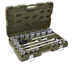 630725 Набор головок и принадлежностей 3/4&quot;, 25предм.