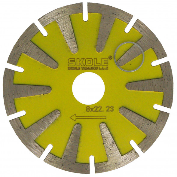 Диск алмазный Т-сегмент 230мм SKOLE