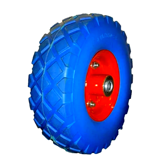 Колесо для тачки пенополиуретановое (250*80*20мм),PU 4,1/3,5-4 D 20