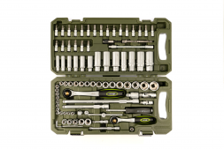 610788 Набор головок и принадлежностей 1/4", 3/8", 88 предметов