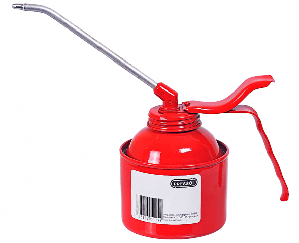 05113 Масленка 250мл стальная с трубкой (PRESSOL)
