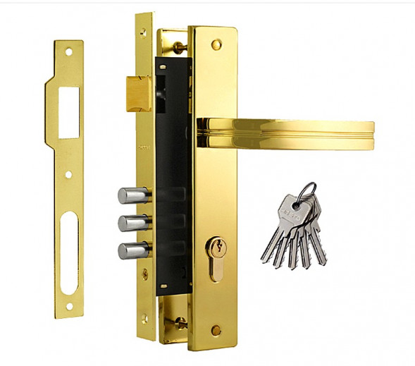 Замок врез. N106-85 М  (зол.)  &quot;Нора-М&quot;