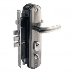 Замок врез. N200-68 (3В-200) Л (мат.никель-черн.никель) &quot;Нора-М&quot;