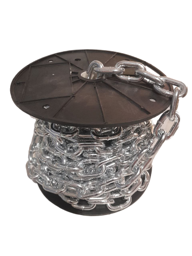 Цепь короткозвенная оцинкованная DIN 766 8 мм оцинк (10 м) КНР (1шт.)