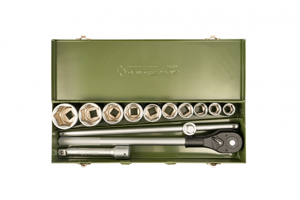 630713 Набор головок и принадлежностей 3/4", 13 предметов